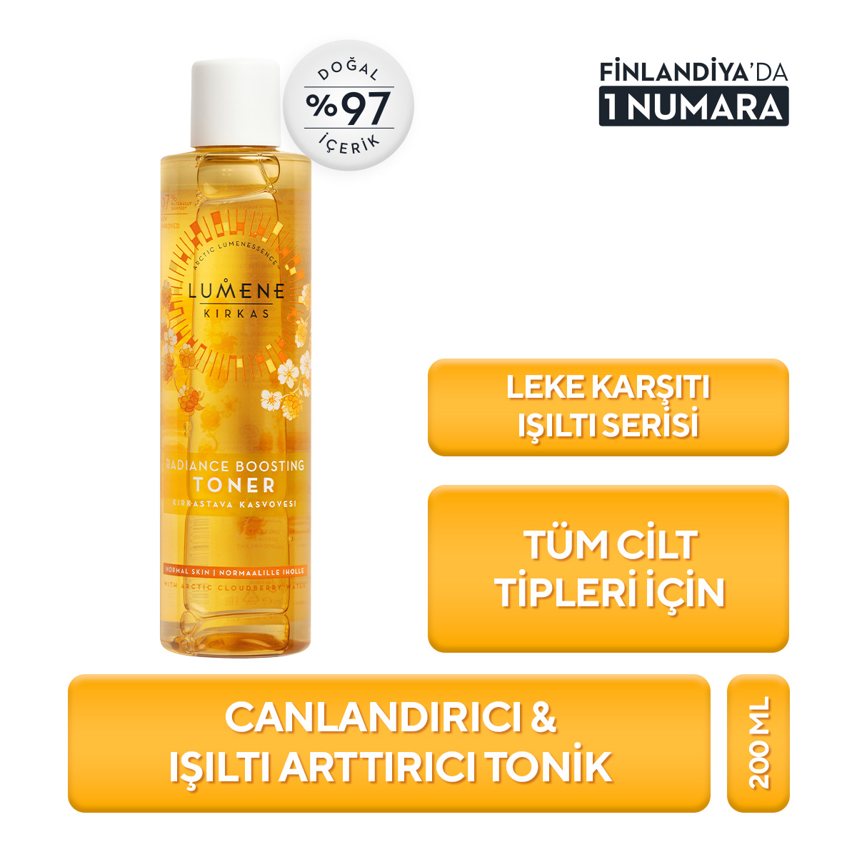 Canlandırıcı & Işıltı Arttırıcı Tonik 200 ML -  Radiance Boosting Toner 